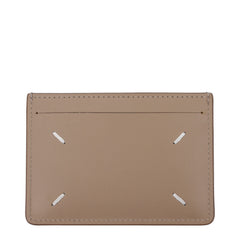Maison Margiela Beige Leather Cardholder
