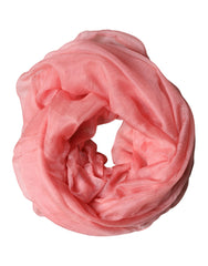 Dolce & Gabbana Light Pink Stole Neck Wrap Shawl  Scarf