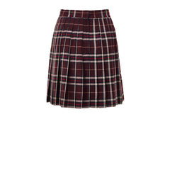 Dolce & Gabbana Bordeaux Wool Mini Skirt
