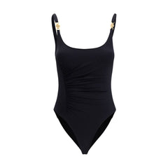 Versace Black Polyamide One-Piece Swimsuit