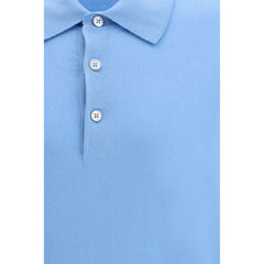 Tom Ford Blue Cotton Polo Shirt